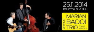 Concert du Marian Badoï Trio : jazz-manouche à Kiev