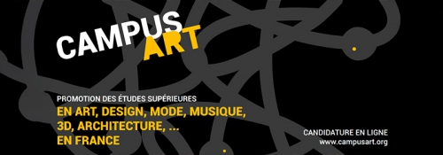 Ouverture des candidatures en ligne CampusArt 