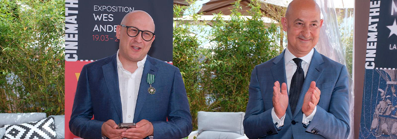 Cérémonie de remis les insignes de Chevalier de l’Ordre des Arts et des Lettres à cinéaste ukrainien Volodymyr Yatsenko